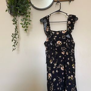 Target Black Floral Mini Dress